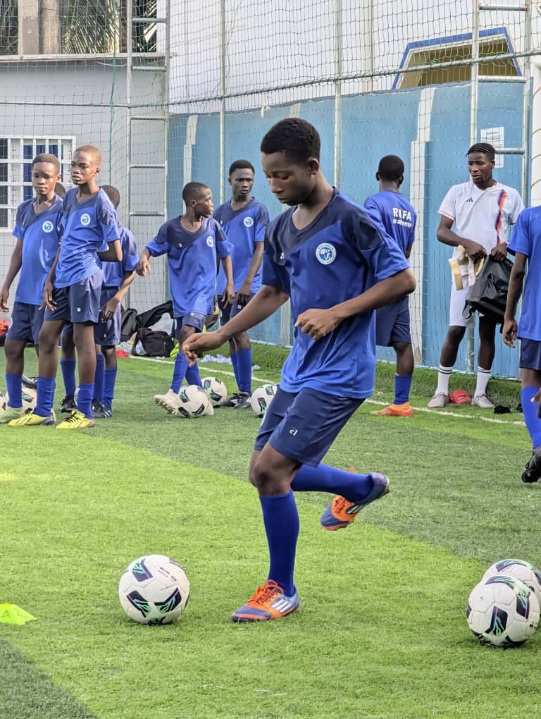 RAFA players taking part in academy activities