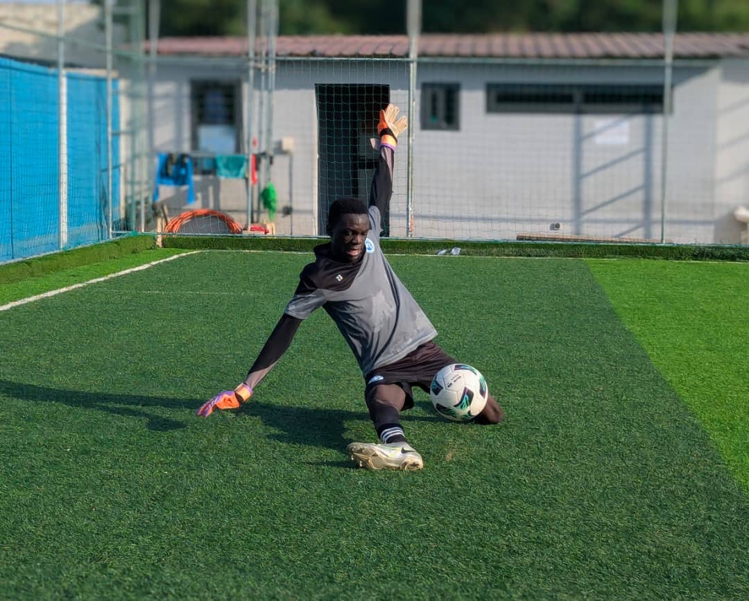 Goalkeeper practice