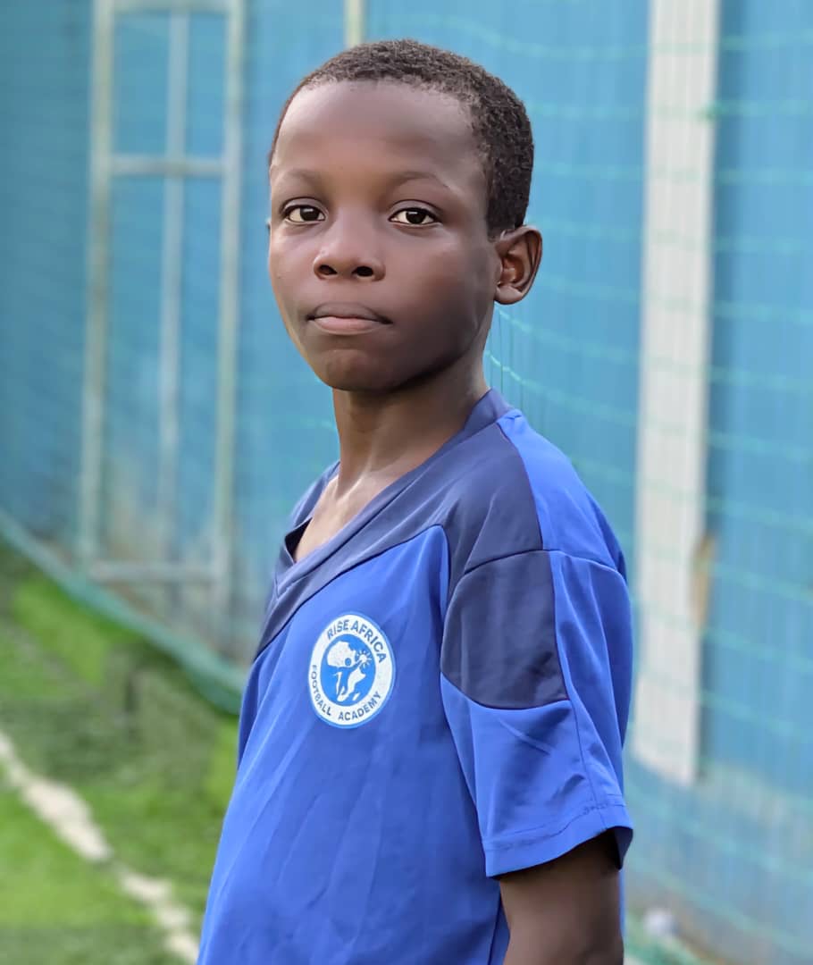 Young RAFA player wearing the academy shirt